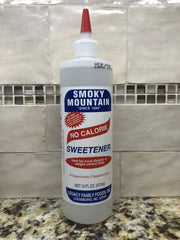 BOTTLE of Smoky Mountain No Calorie Sweetener 16 Oz Zero Sugar Substitute Keto