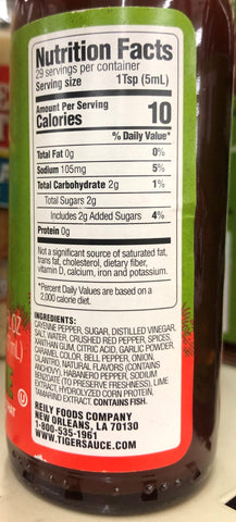 TryMe Tiger Habanero Lime Sauce, 5 oz