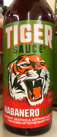 TryMe Tiger Habanero Lime Sauce 5 oz Dip Chicken Beef Fish