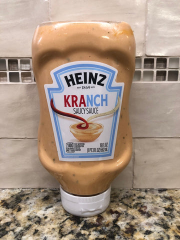 Heinz Kranch Dipping Sauce Ranch & Ketchup Sauce Mix 19 oz Bottle Fries