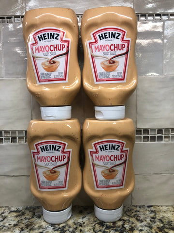 4 BOTTLES Heinz Mayochup Mayonnaise & Ketchup Sauce Mix 16.5 oz Bottle Mayo