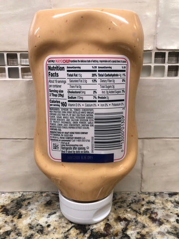 4 BOTTLES Heinz Mayochup Mayonnaise & Ketchup Sauce Mix 16.5 oz Bottle Mayo