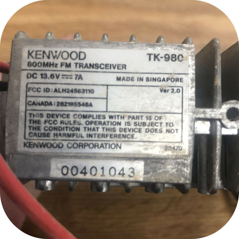 Kenwood TK-980 800MHZ TWO WAY MOBILE RADIO UHF VHF TRUNKING LTR