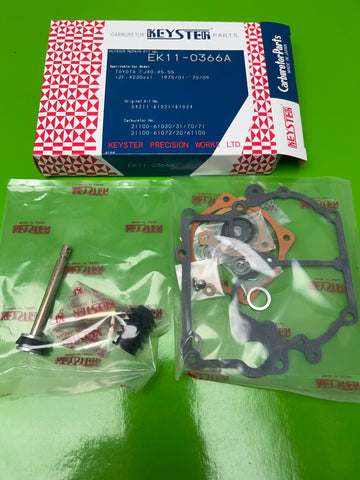 Carburetor Rebuild Kit for Toyota Land Cruiser 1/75-9/76 FJ40 FJ55 Carb