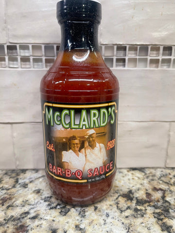 2 BOTTLES McClard's Barbecue BBQ Sauce 18 oz Ribs Pork Beef