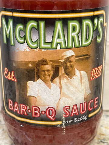 2 BOTTLES McClard's Barbecue BBQ Sauce 18 oz Ribs Pork Beef