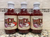 3 BOTTLES Sweet D's Original Barbecue BBQ Sauce 18 oz Ribs Pork