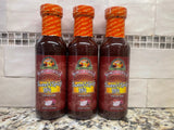 3 BOTTLES Margaritaville Sweet & Spicy BBQ Sauce 17.5 oz Barbecue