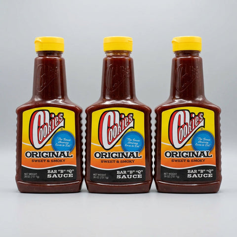 3 Bottles of Original Sweet & Smoky Bar B Q Sauce, 26 oz