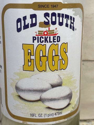 Old South Pickled Eggs 16 oz Jar Snack Low Carb Food Protein