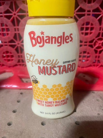 2 BOTTLES Bojangles Honey Mustard Dipping Bo Sauce Chicken Dressing Wing