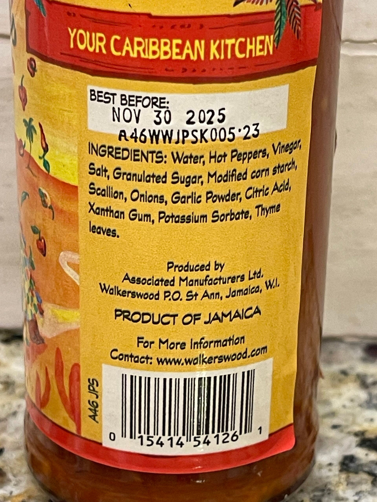 2 Bottles of Walkerswood Seriously Hot Jamaican Jonkanoo Pepper Sauce, 6 oz