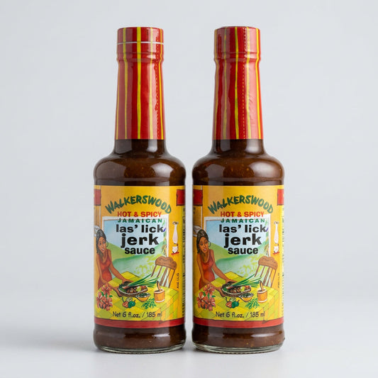 2 Bottles of Walkerswood Las’ Lick Jerk Sauce, 6 oz