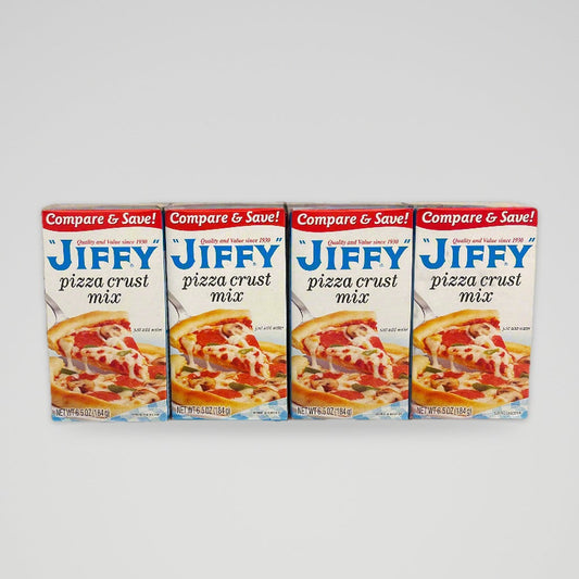 4 Boxes of America's Favorite Jiffy Pizza Crust Mix, 6.5 oz