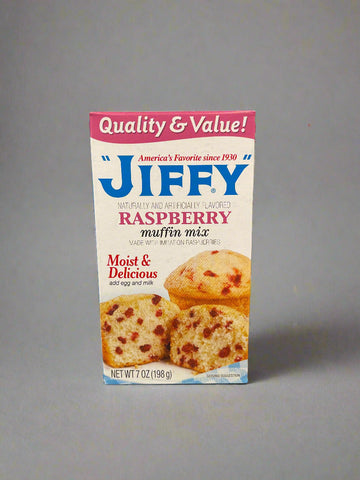 4 Boxes America's Favorite Jiffy Raspberry Muffin Mix 7 Oz Sweet