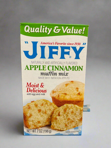 4 Boxes America's Favorite Jiffy Apple Cinnamon Muffin Mix 7 Oz Sweet