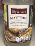 2 Bottle of Taste of Inspirations Clam Juice 8 oz chowder seafood sauce