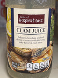2 Bottle of Taste of Inspirations Clam Juice 8 oz chowder seafood sauce