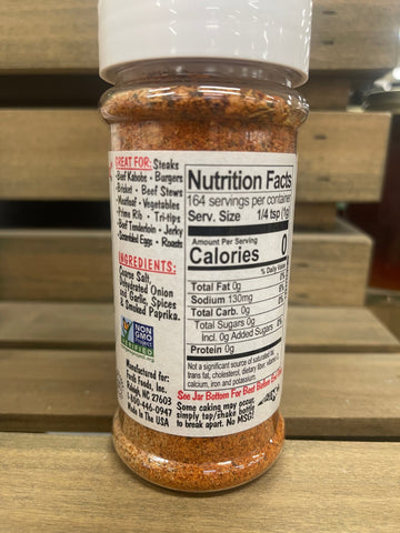 2 BOTTLES Bone Suckin’ Sauce Steak Seasoning & Rub 5.8 oz. Jar
