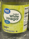 2 Bottles Great Value Distilled White Vinegar 32 fl oz Canning Cleaner
