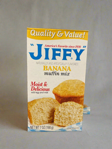 4 Boxes America's Favorite Jiffy Real Banana Muffin Mix 7 Oz Sweet