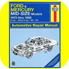 Repair Manual Book Ford LTD Torino Ranchero Montego II