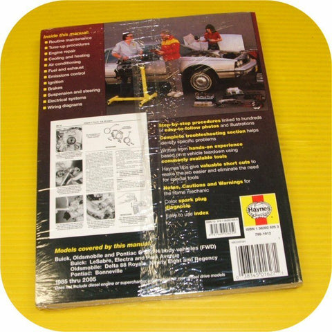 Repair Manual Book Olds Delta 88 Royale 98 Regency NEW