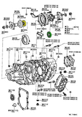 Front Output Shaft Seal Toyota Land Cruiser FJ60 FJ62 FJ40