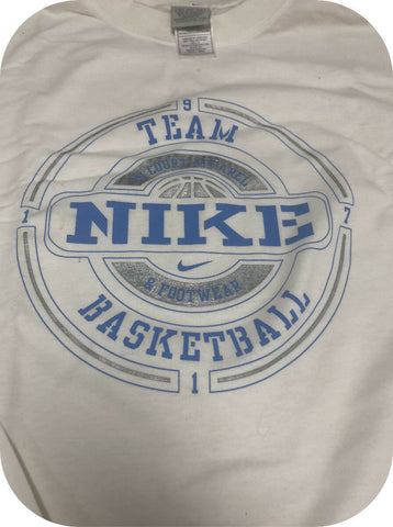 White Nike Long Sleeve Team XXXLT Basketball Tee T Shirt 3X