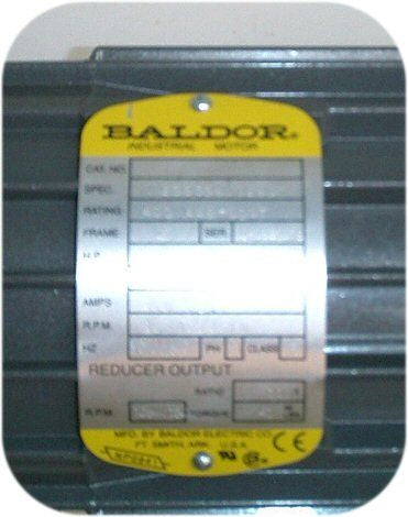 NEW Baldor Right Angle Electric Gear Motor GC25005 1/13-2202