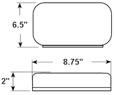 Driver Bargman Tail Light Replacement Lens Camper RV Travel Trailer Pop Up