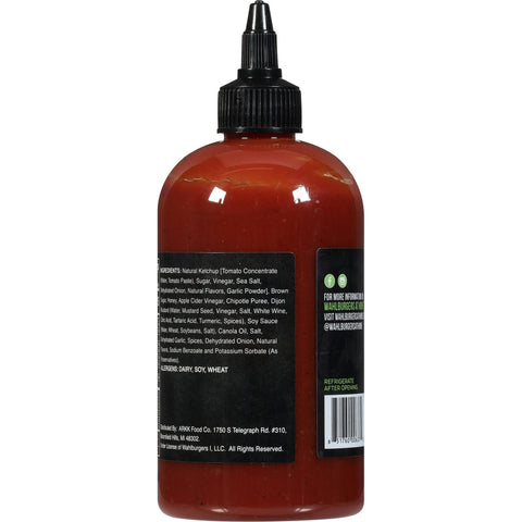3 BOTTLES Wahlburgers BBQ Sauce 14.5 oz Squeeze Bottle Barbeque