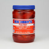 2 Jars Big John's Pickled Pig's Feet Cooked Sausage Wieners 16 oz