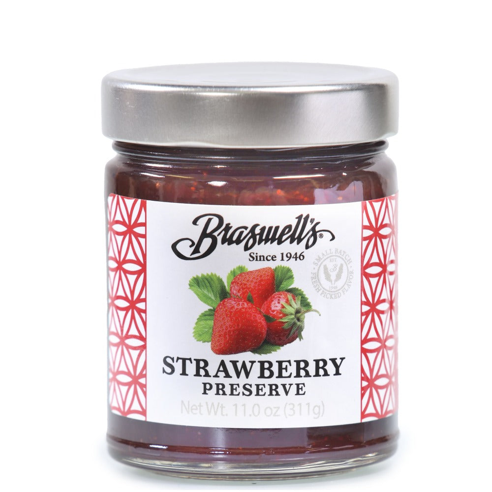 Braswell's Strawberry Preserves, 11 oz
