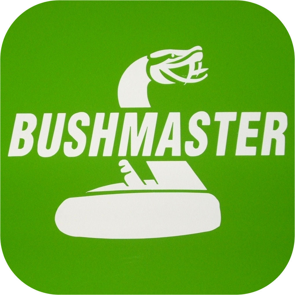 BUSHMASTER Vinyl Sticker Gun M4 AR15 Upper Lower Carbine ACR Magazine 223 556-0