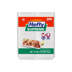 Hefty Supreme Foam Charola Trays 200 count styrofoam party plate