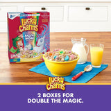 General Mills Lucky Charms Unicorn Marshmallow Cereal 23 oz 2 Bags Breakfast Milk