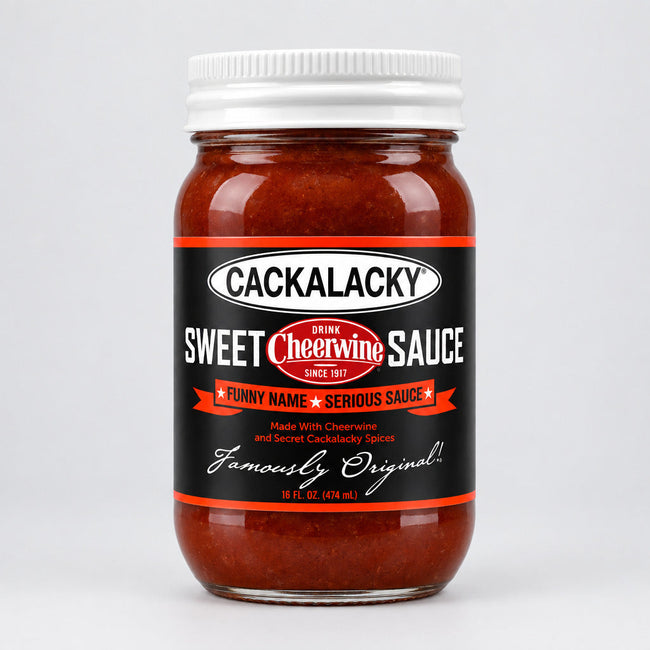 Cackalacky Sweet Cheerwine Sauce, 16 fl oz