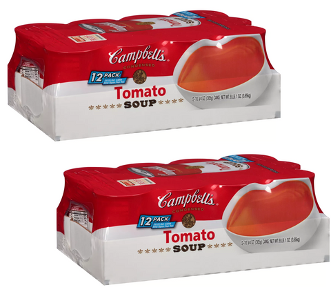 24 Campbell's Condensed Tomato Soup 10.75 oz Cans FREE SHIP