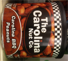 ONE 12 oz Can of Carolina Nuts in Carolina BBQ Peanuts Flavor Snack Mesquite-0