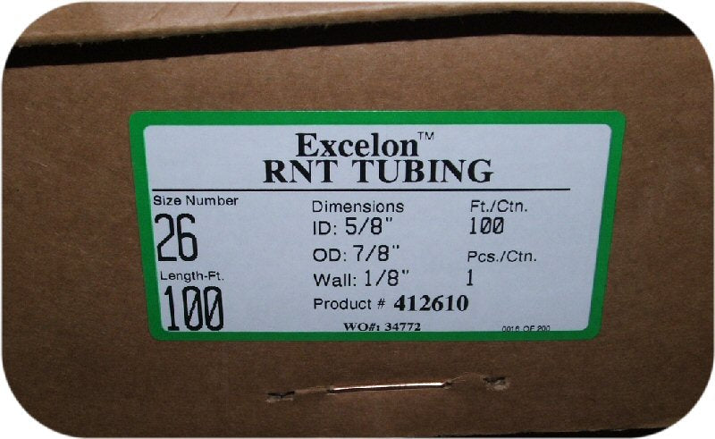 Excelon RNT PVC Tubing 5/8 100 ft Soda Tube Pond-5363