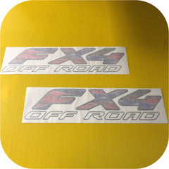 2 FX4 WHITE BLUE RED 97-08 Ford Pickup Truck Bed Side Decal Sticker F150 F250-21318