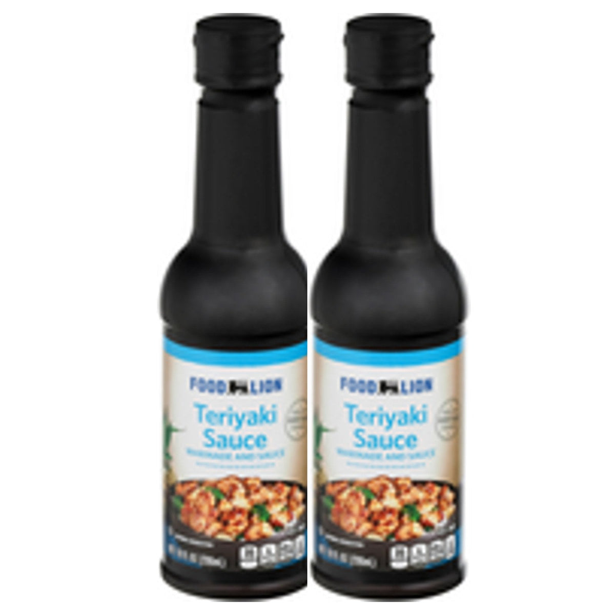 2 bottles of Food Lion Teriyaki Marinade and Sauce, 10 oz