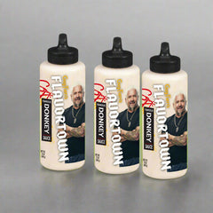 3 BOTTLES Guy Fieri's Flavortown  Famous Donkey Sauce 12 oz Burger Pizza
