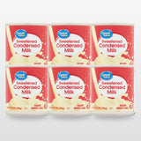6 Cans Great Value Sweetened Condensed Milk 14 oz Can
