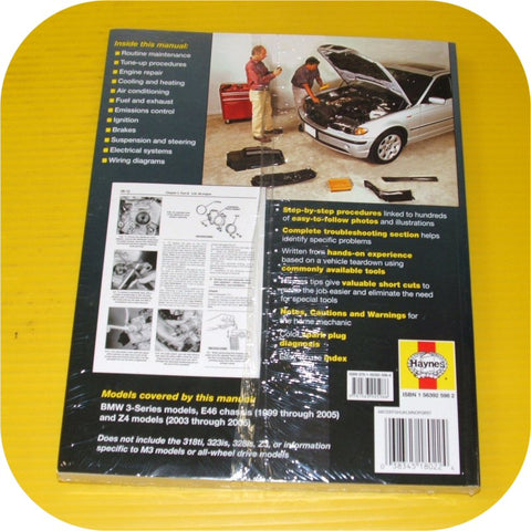 Repair Manual Book BMW E46 323 325 328 330 i ci owners