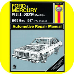 Repair Manual Book Ford LTD Crown Victoria 500 LTD 302-0