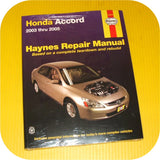 Repair Manual Book Honda Accord 03-05 EX LX Owners Shop