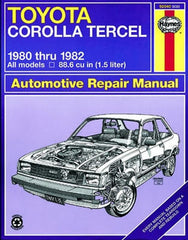 Repair Manual Book Toyota Corolla Tercel 80-82 Owners-0