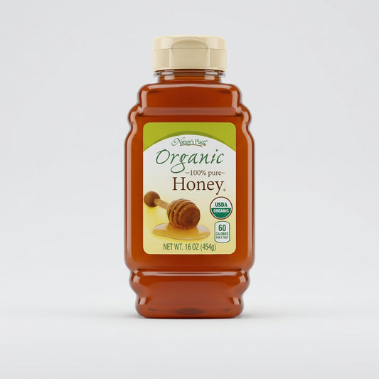 Nature's Place 100% Pure ORGANIC Honey Grade A 16 Oz-0